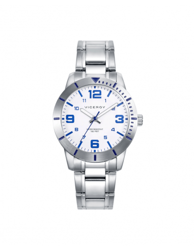 Reloj caja de acero y bisel con...