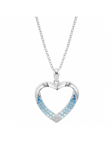 COLLAR CORAZÓN LOTUS SILVER COLORS...