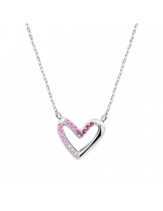 COLLAR CORAZÓN LOTUS SILVER...