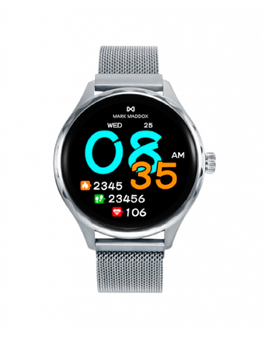 Reloj Smart de metal en acero y malla...