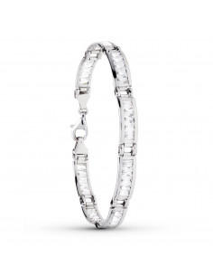 18K PULSERA ORO BLANCO...