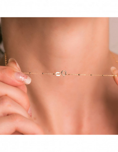 18K CADENA ORO AMARILLO FORZADA CON...