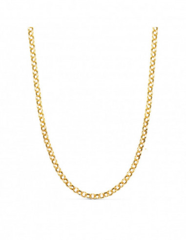 18K CADENA ORO AMARILLO ROLO HUECO...