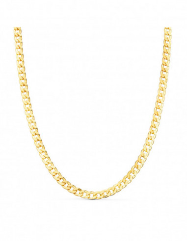 18K CADENA ORO AMARILLO BARBADA HUECA...