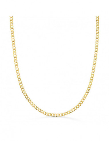 18K CADENA ORO AMARILLO BARBADA HUECA...
