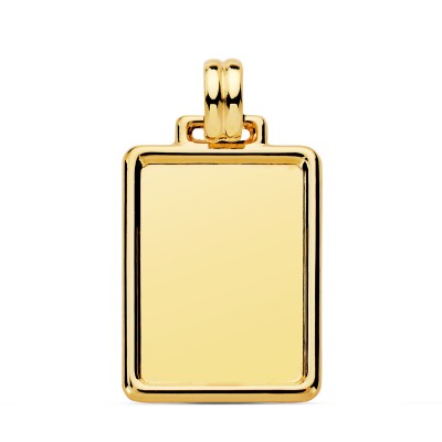 18K CHAPA LISA 29X20 MM