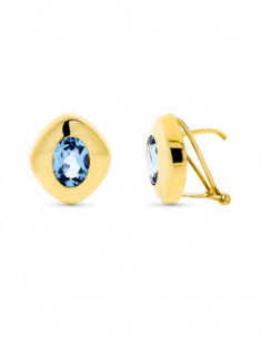 18K PENDIENTES ORO AMARILLO... 2
