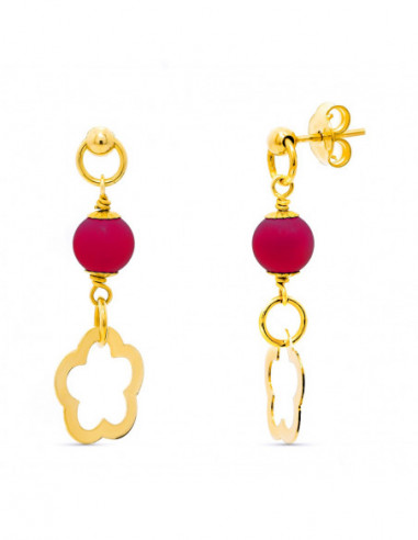 18K PENDIENTES ORO AMARILLO CORALINA...