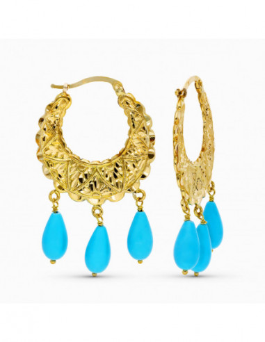 18K AROS ORO AMARILLO TALLADOS...