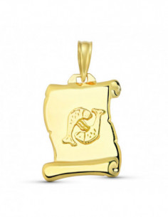 18K HOROSCOPO PISCIS PERGAMINO 2