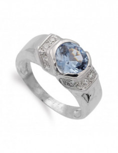 18K SORTIJA ORO BLANCO... 2