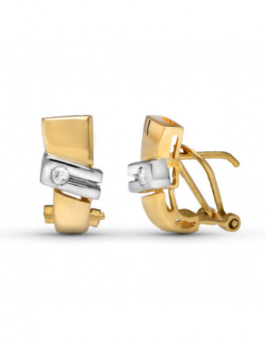 18K PENDIENTES ORO AMARILLO DIAMANTES... 18K PENDIENTES ORO AMARILLO DIAMANTES...