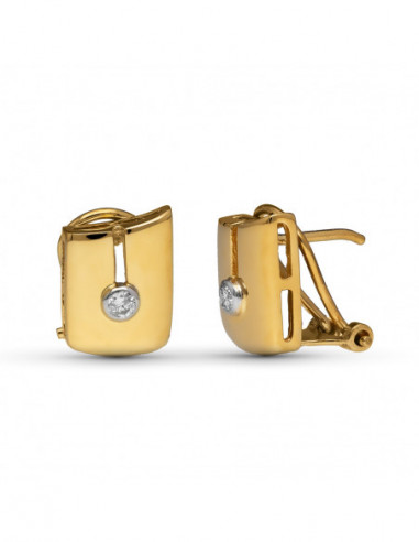 18K PENDIENTES ORO AMARILLO DIAMANTES... 18K PENDIENTES ORO AMARILLO DIAMANTES...