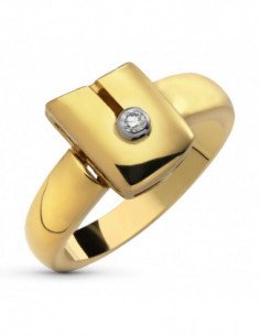 18K SORTIJA ORO AMARILLO... 2