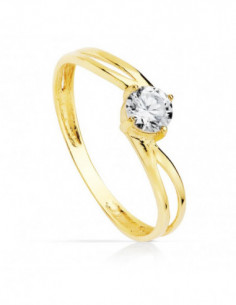 18K SOLITARIO ORO AMARILLO... 2