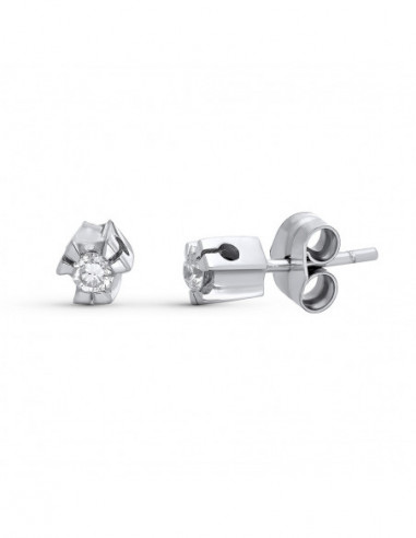 18K PENDIENTES ORO BLANCO DIAMANTES... 18K PENDIENTES ORO BLANCO DIAMANTES...