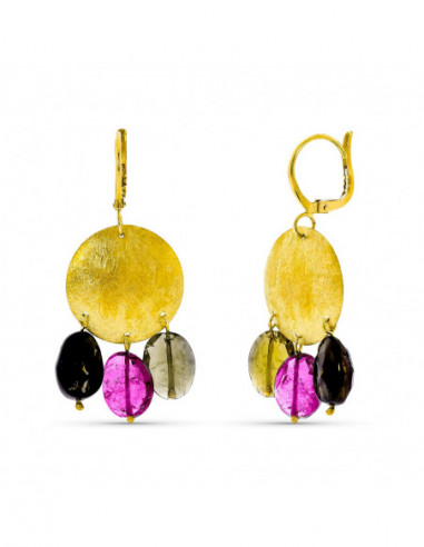 18K PENDIENTES ORO AMARILLO MOTIVO...