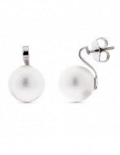 18K PENDIENTES ORO BLANCO... 2