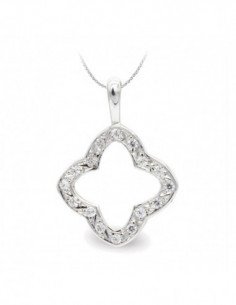 18K COLGANTE ORO BLANCO... 2