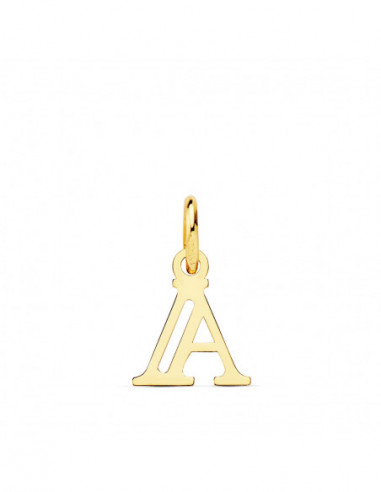 18K COLGANTE LETRA  A  11X9 MM