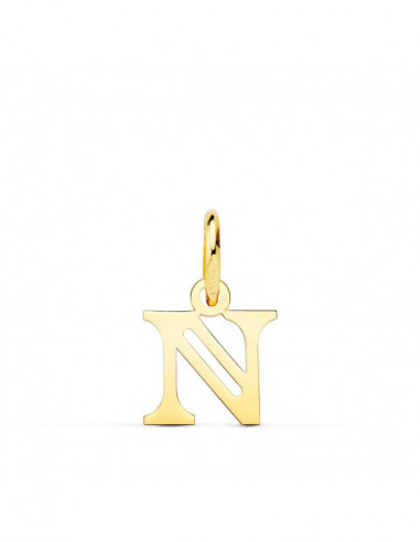 18K COLGANTE ORO AMARILLO INICIAL...