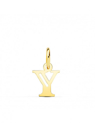 18K COLGANTE ORO AMARILLO INICIAL...