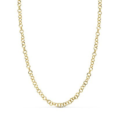 18K GARGANTILLA HUECA 44CM