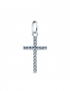 18K CRUZ ORO BLANCO CON... 2