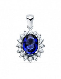 18K COLGANTE ORO BLANCO... 2