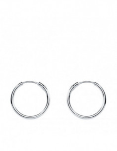 18K AROS ORO BLANCOS HUECOS... 2