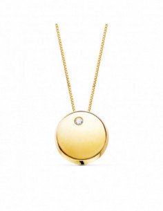 18K COLGANTE REDONDO... 2