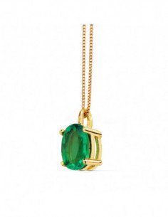 18K COLGANTE CADENA 42 CM... 2