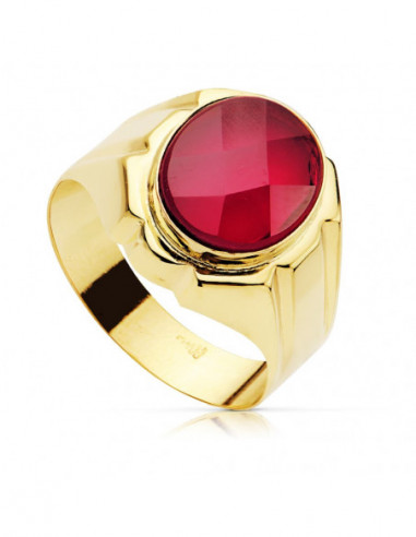 18K SELLO ORO AMARILLO HUECO...