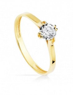 18K SOLITARIO ORO AMARILLO... 2
