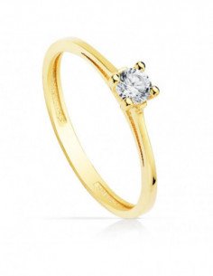18K SOLITARIO ORO AMARILLO... 2