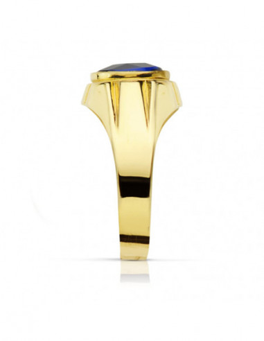 18K SELLO ORO AMARILLO CABALLERO...