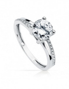 18K SOLITARIO 7 MM ORO... 2