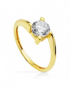 18K SOLITARIO ORO AMARILLO... 2
