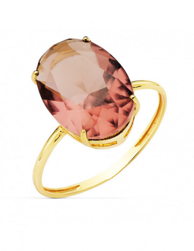 18K SORTIJA ORO AMARILLO PIEDRA OVAL...
