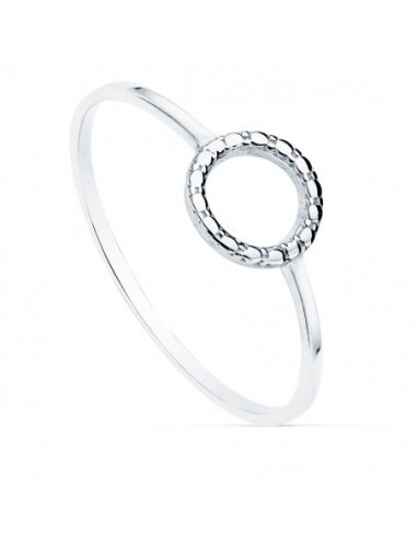 18K SORTIJA ORO BLANCO LISA MOTIVO...