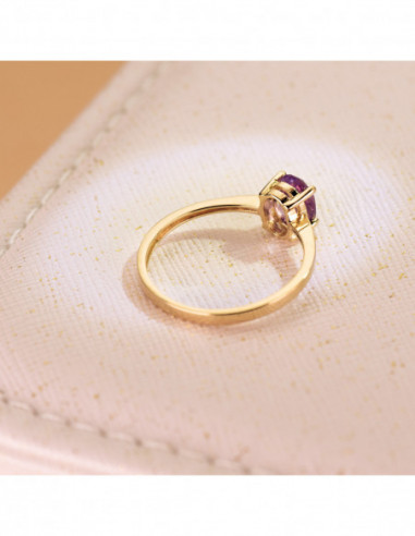 18K SORTIJA ORO AMARILLO GARRAS...