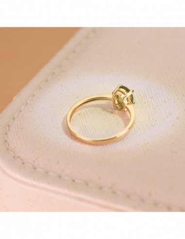 18K SORTIJA ORO AMARILLO GARRAS...