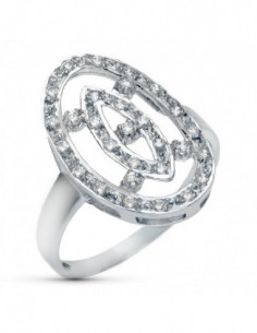 18K SORTIJA ORO BLANCO... 2