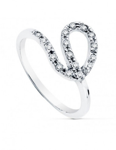 18K SORTIJA ORO BLANCO CIRCONITAS 1.5 MM