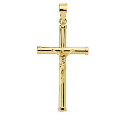 18K CRUZ CON CRISTO 29X17...