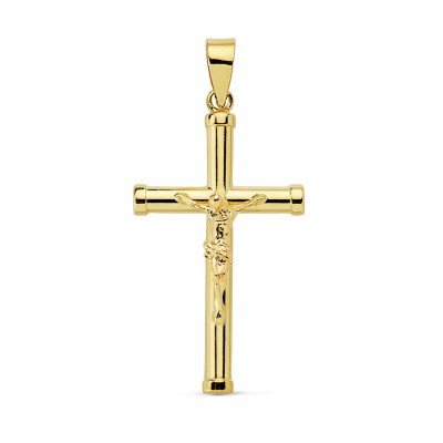18K CRUZ ORO AMARILLO CON...