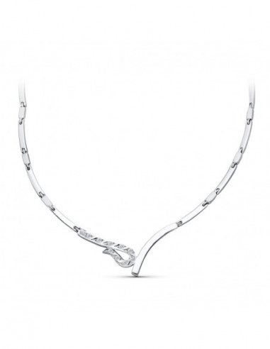 18K GARGANTILLA ORO BLANCO JUEGO...