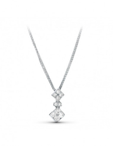 18K GARGANTILLA ORO BLANCO 45 CM...