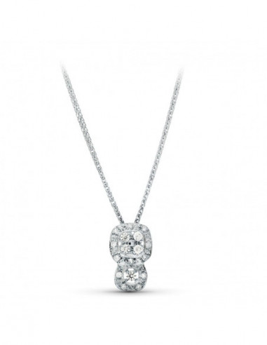 18K GARGANTILLA ORO BLANCO 42 CM...