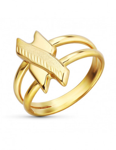 18K SORTIJA ORO AMARILLO TALLADA